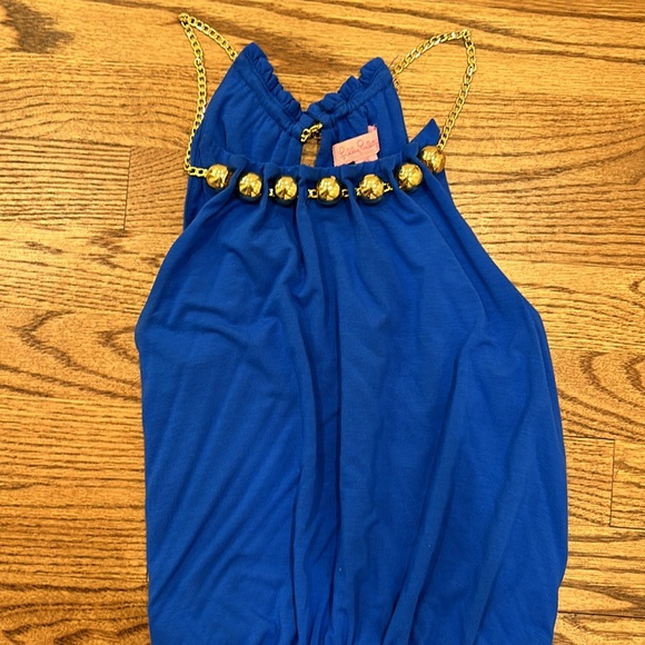 Lilly Pulitzer Inna Blue Maxi Dress, size XS - Picture 4 of 5